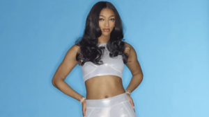 Angel Reese poses in her new Reebok apparel. Photo: Reebok