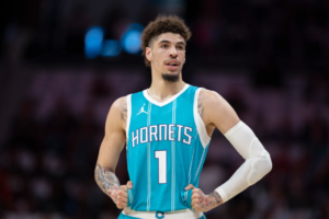 LaMelo Ball. Photo Credit: Nell Redmond-Imagn Images