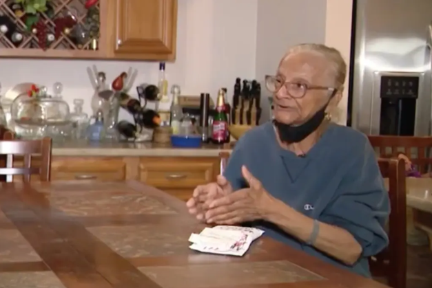 Mildred Simoneriluto accidentally gave away her $2.5M lottery ticket when she donated the jacket it was tucked inside. Photo: WTAE