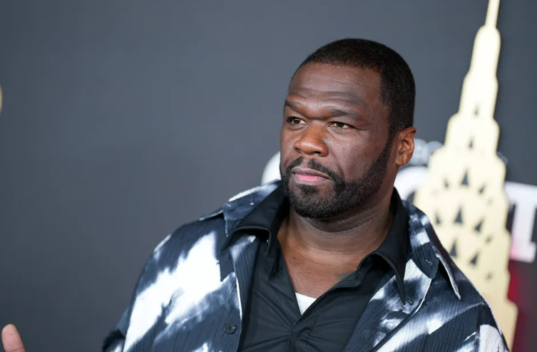 Curtis “50 Cent” Jackson commands the spotlight at the Season 4 premiere of Power Book II: Ghost, held at The Hammerstein Ballroom in NYC on June 6, 2024. Photo: John Nacion