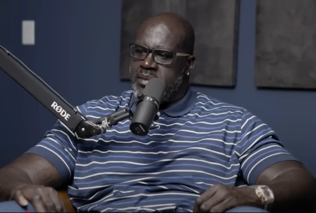 Shaquille O’Neal opens up about balancing pain relief and the risk of addiction during his August 11, 2025 appearance on the “Armchair Expert” podcast with Dax Shepard. Photo: YouTube/Armchair Expert