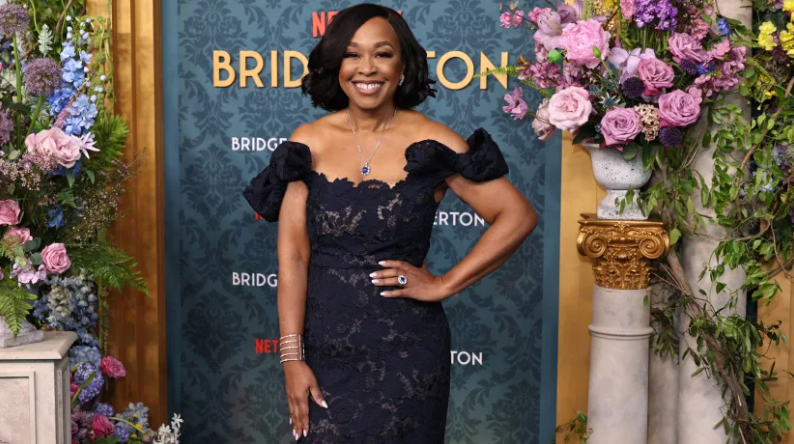 Shonda Rhimes attends Netflix’s “Bridgerton” Season 3 World Premiere at Alice Tully Hall, Lincoln Center on May 13, 2024 in New York City.. Photo: Getty Images