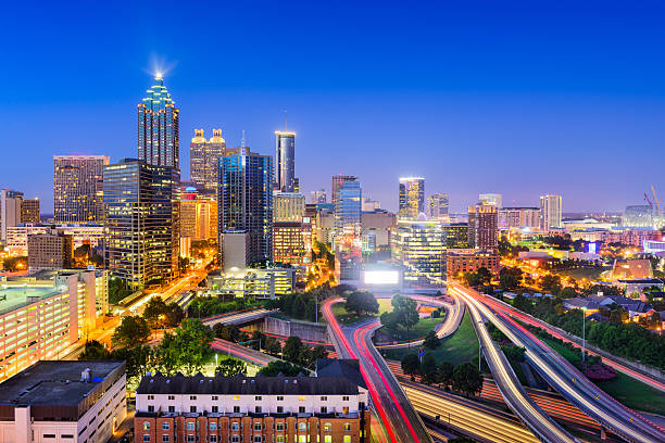 Atlanta skyline at night. Photo: iStock